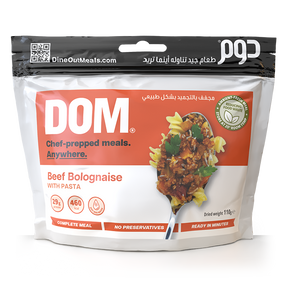 Dine Out Meals Beef Bolognaise with Pasta Freeze Dried