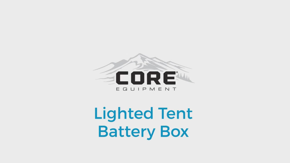 Core Equipment 9 Person Lighted Instant Cabin Tent - 14’ x 9’