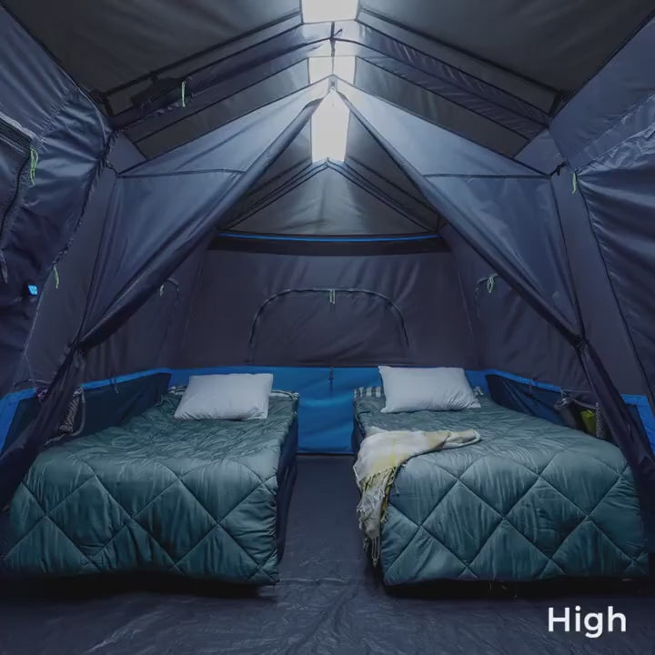 Core Equipment 9 Person Lighted Instant Cabin Tent - 14’ x 9’