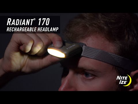 Nite Ize Radiant 170 Rechargeable Headlamp LED Trail Torch