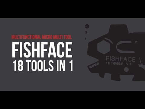 True Utility FishFace Tool Keychain