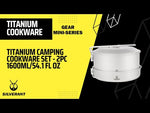 Titanium Camping Cookware Set