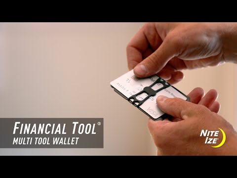 Nite Ize Financial Tool Multi Tool Card Slim Wallet Gear