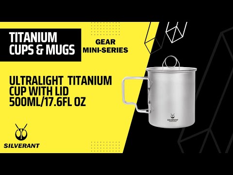 Ultralight Titanium Cup With Lid