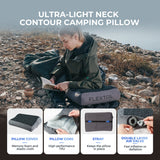 Flextail Zero Pillow Camping Travel Inflatable Headrest