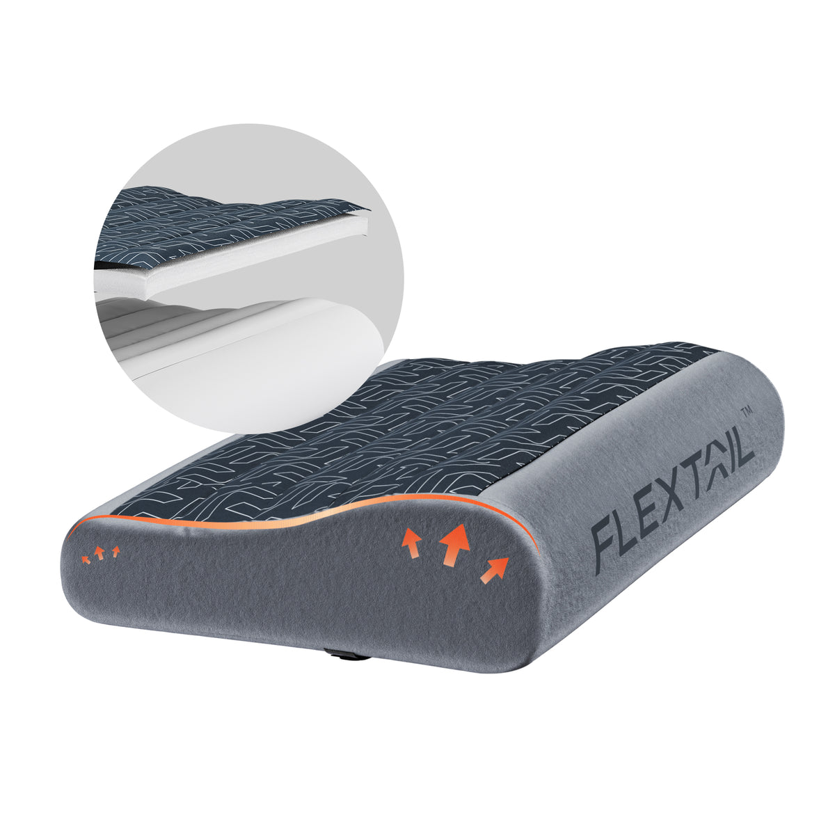 Flextail Zero Pillow Camping Travel Inflatable Headrest