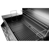 Royal Gourmet 30-Inch Barrel Charcoal Grill with Front Basket - Outdoor BBQ