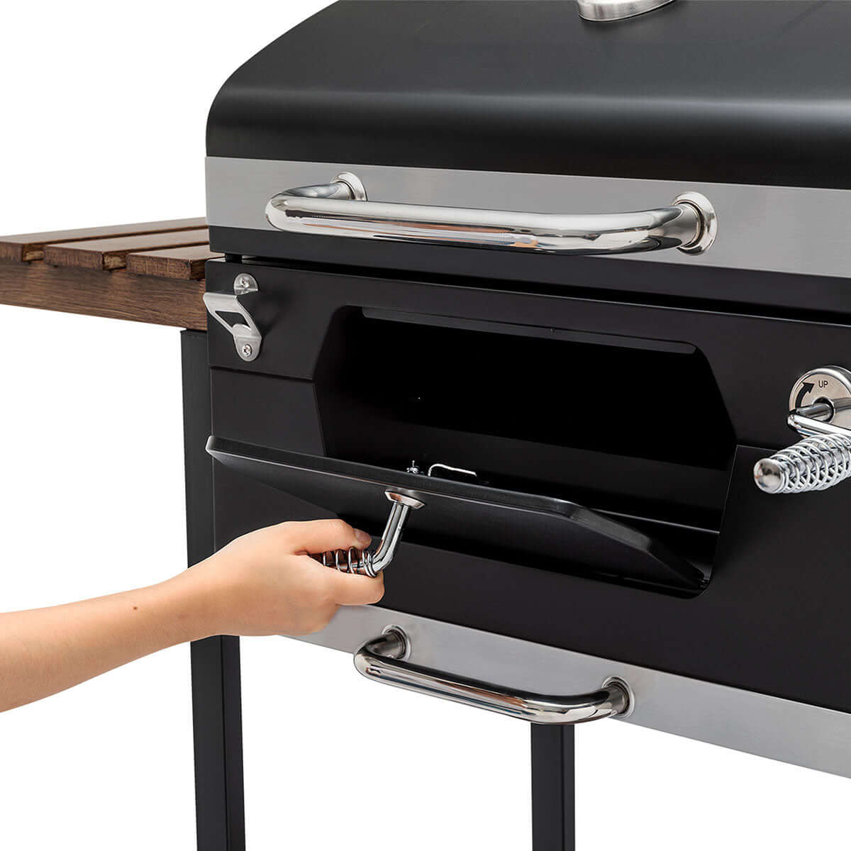 Royal Gourmet 24-Inch Charcoal Grill and BBQ Smoker