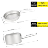 Titanium Camping Cookware Set