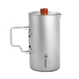 Ultralight Titanium Coffee French Press