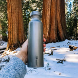 Round Titanium Water Bottle