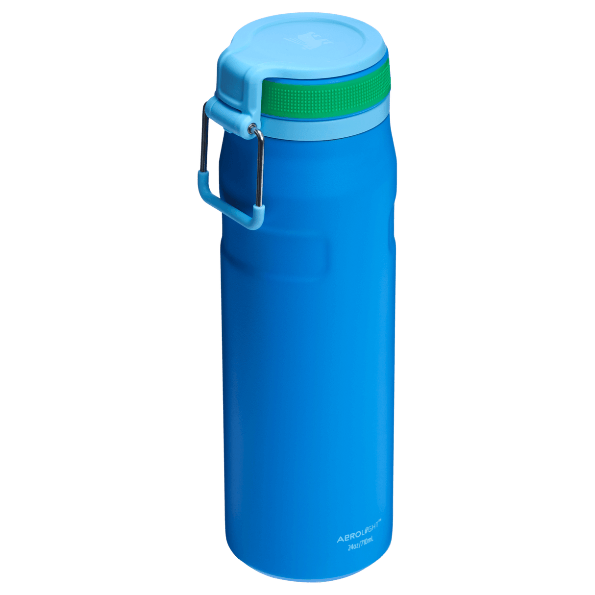 IceFlow Bottle with Twist Flip Lid - 24 oz / 700 ml in vibrant blue color, featuring a secure twist flip lid.