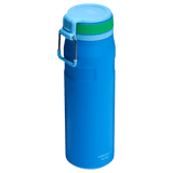 IceFlow Bottle with Twist Flip Lid - 24 oz / 700 ml in vibrant blue color, featuring a secure twist flip lid.