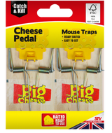 Cheese Pedal FSC Mouse Trap - Twinpack