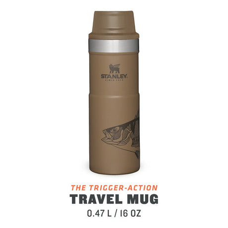 Classic Peter Perch Trigger-Action Travel Mug | Perch | 0.47 L