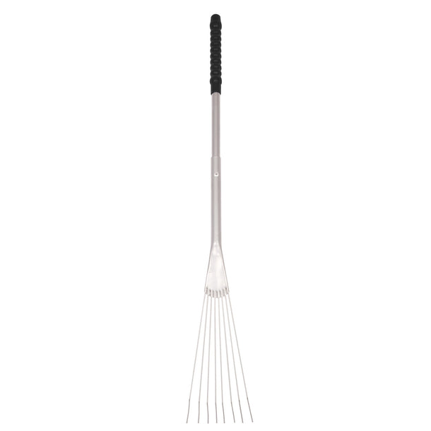 Tidee Metal Rake with Long Handle