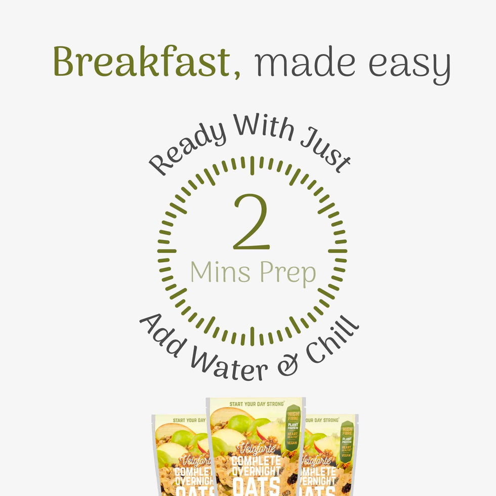 Veloforte Apple and Cinnamon Complete Overnight Oats 602g