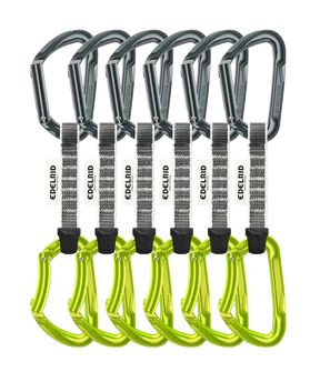 Edelrid Pure Set Sixpack Quickdraws - 6 Pack Sport Climbing