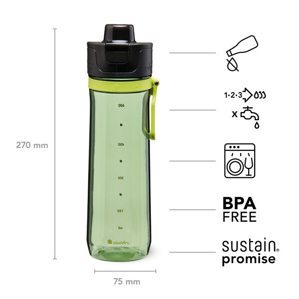 Sports Tracker Water Bottle - 27 oz / 800 ml