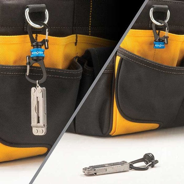 Nite Ize SlideLock 360° Magnetic Locking Dual Carabiner