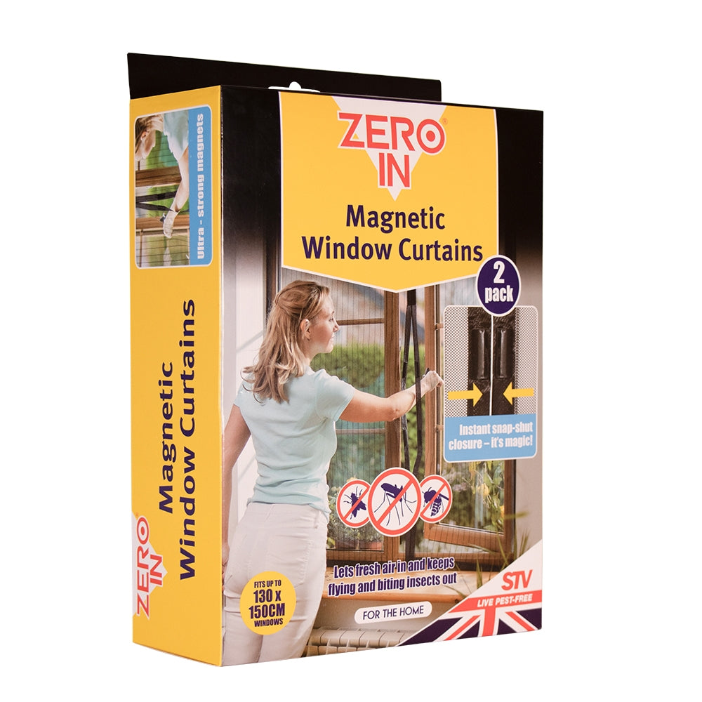 Magnetic Window Insect Curtain - Twinpack