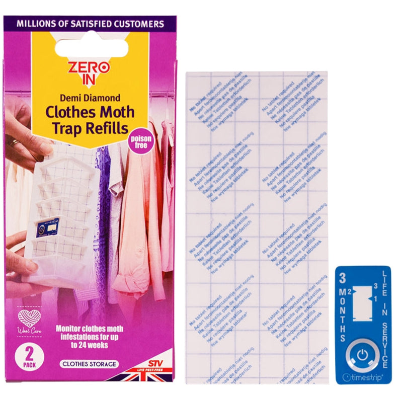 Demi-Diamond Clothes Moth Killer Refill - Twin Pack
