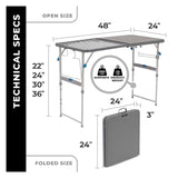 4 Foot Tailgating Table