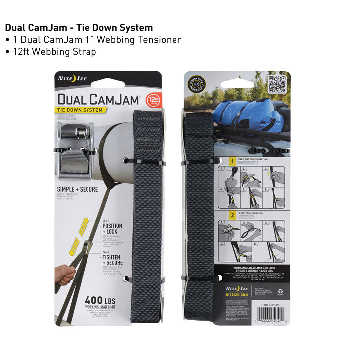 Dual Camjam® Tie Down System 12 Ft